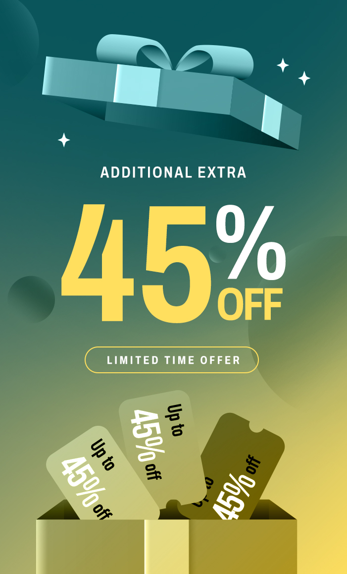 45% OFF